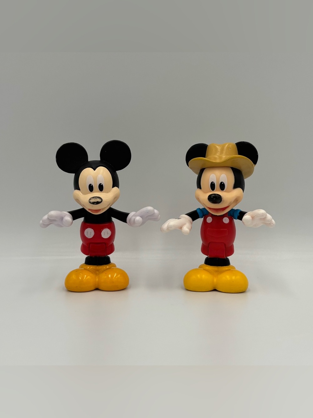 RARE Disney Mickey & Friends Toy Lot- Cowboy Western Mickey & Mickey Mouse